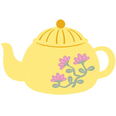 yellow teapot