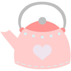 pink teapot