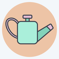 Icon Oil. related to Spare Parts symbol. color mate style. simple design editable. simple illustration