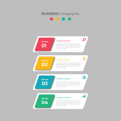 Steps Timeline Infographics Images Template Design, Business Concept With 4 Steps Or Options, Can Be Used For Workflow Layout, Diagram, Vector design