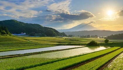 日本の田舎の畑