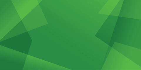 Obraz premium Green abstract background vector. Green abstract geometric background with diagonal stripes and shapes
