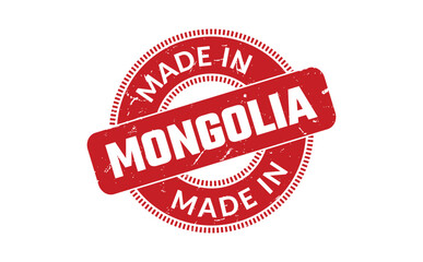 Made In Mongolia Rubber Stamp