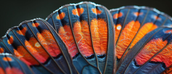 Vibrant Bird Feathers Close-up