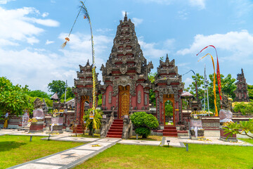 Pura Segara (Segara Temple), a place of worship for Hindus who mostly come from Bali and native...