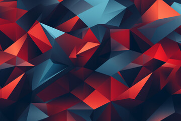 Geometric background illustration. Geometric shape pattern background for website banner. Generative AI