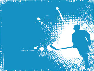 Ice hockey background