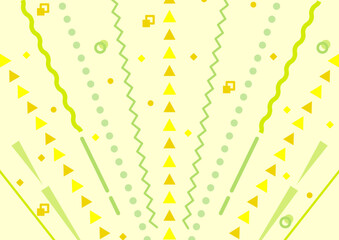 Geometric pop concentrated line/radiation background (size ratio 13:4)