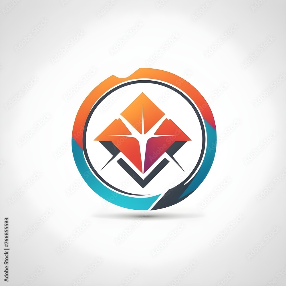 Fototapete logos design for multipurpose usage on white background