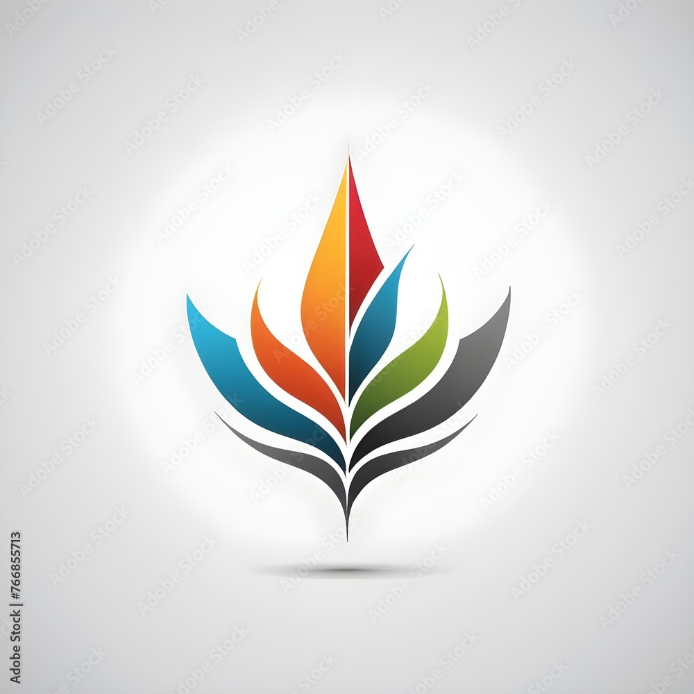 Fototapete logos design for multipurpose usage on white background