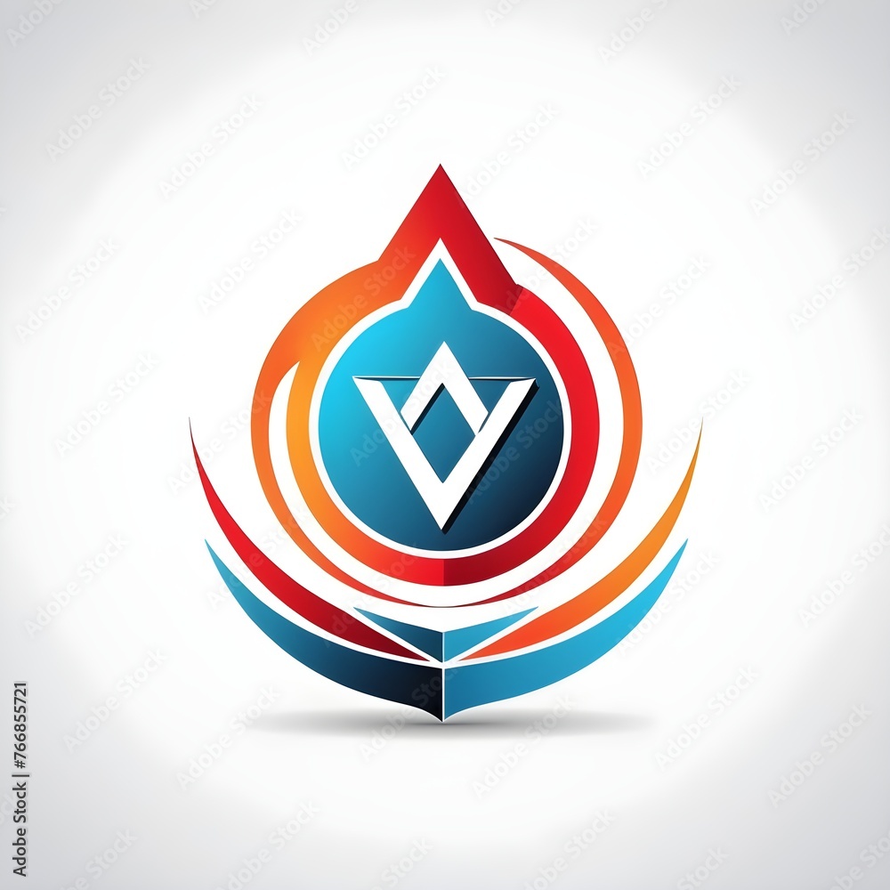 Fototapete logos design for multipurpose usage on white background