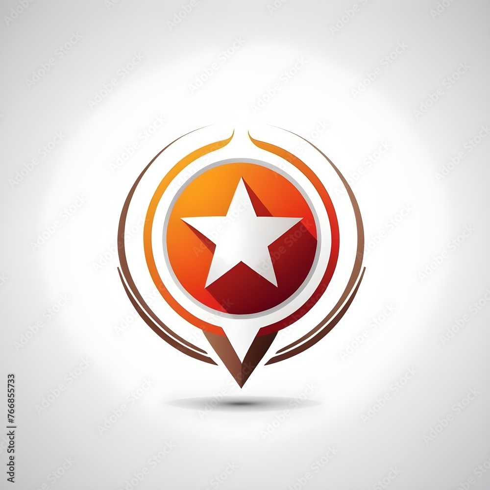 Fototapete logos design for multipurpose usage on white background
