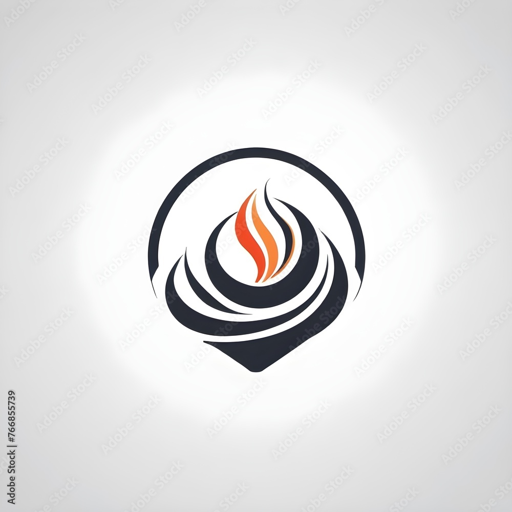 Fototapete logos design for multipurpose usage on white background