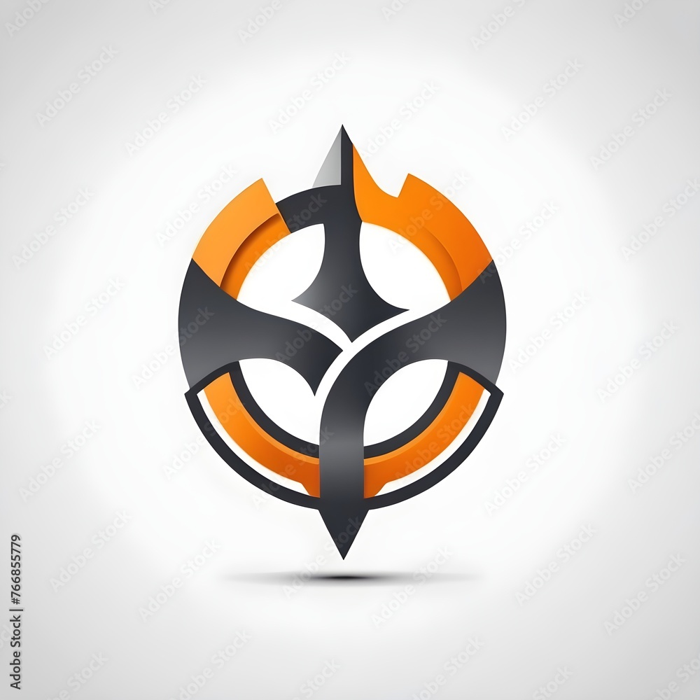Fototapete logos design for multipurpose usage on white background