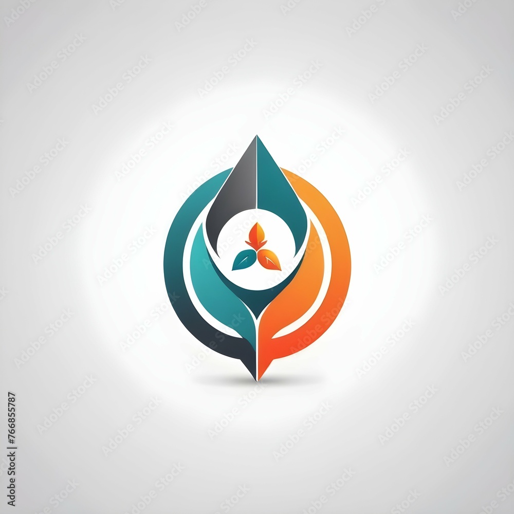 Fototapete logos design for multipurpose usage on white background
