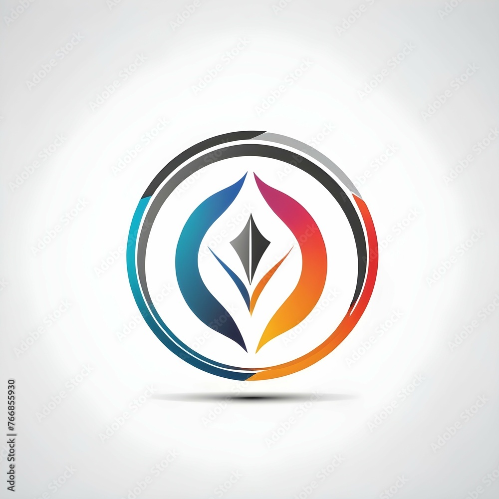 Fototapete logos design for multipurpose usage on white background