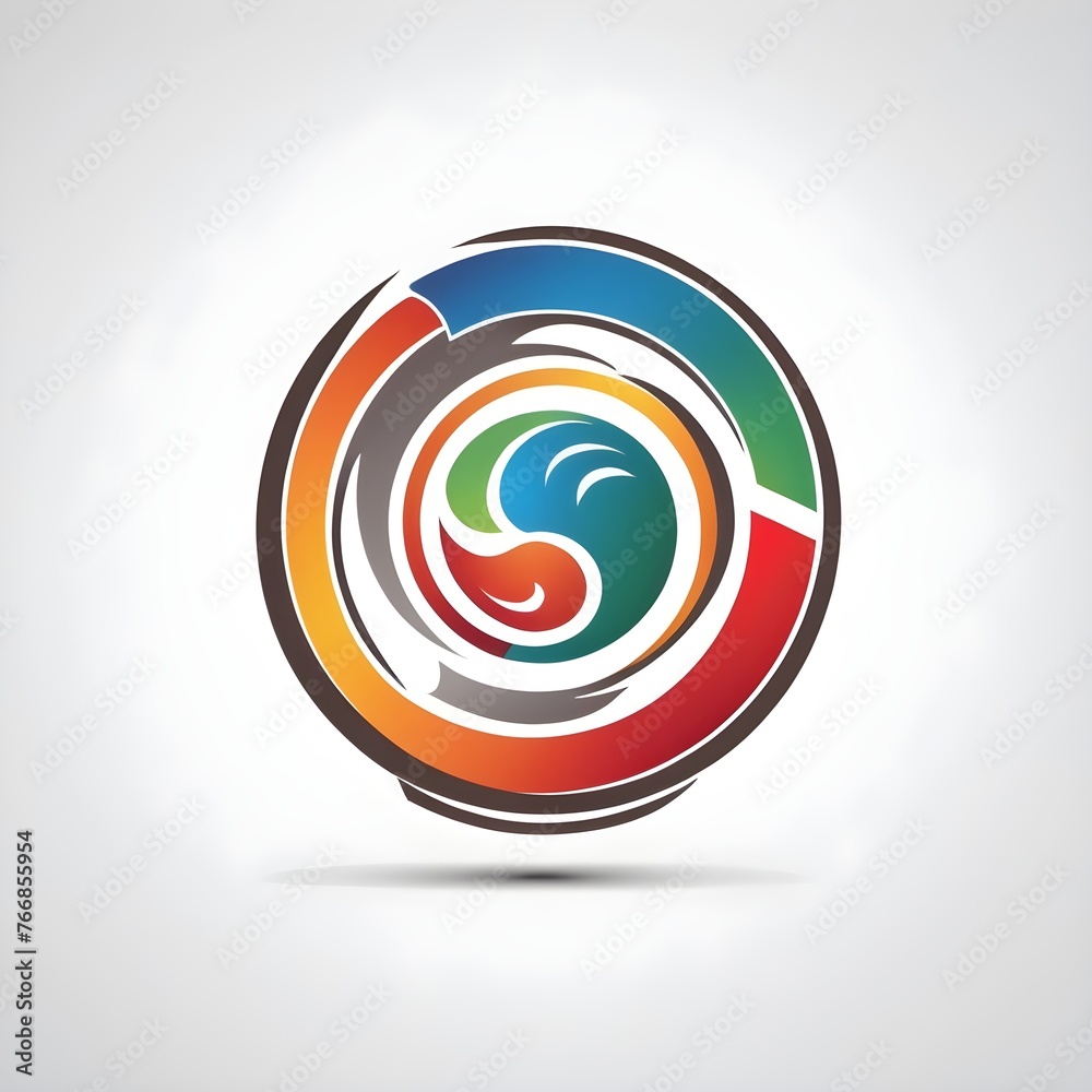 Fototapete logos design for multipurpose usage on white background