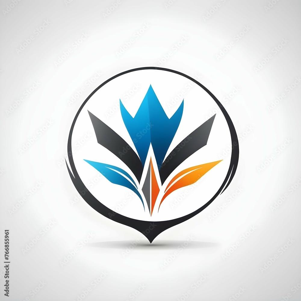Fototapete logos design for multipurpose usage on white background