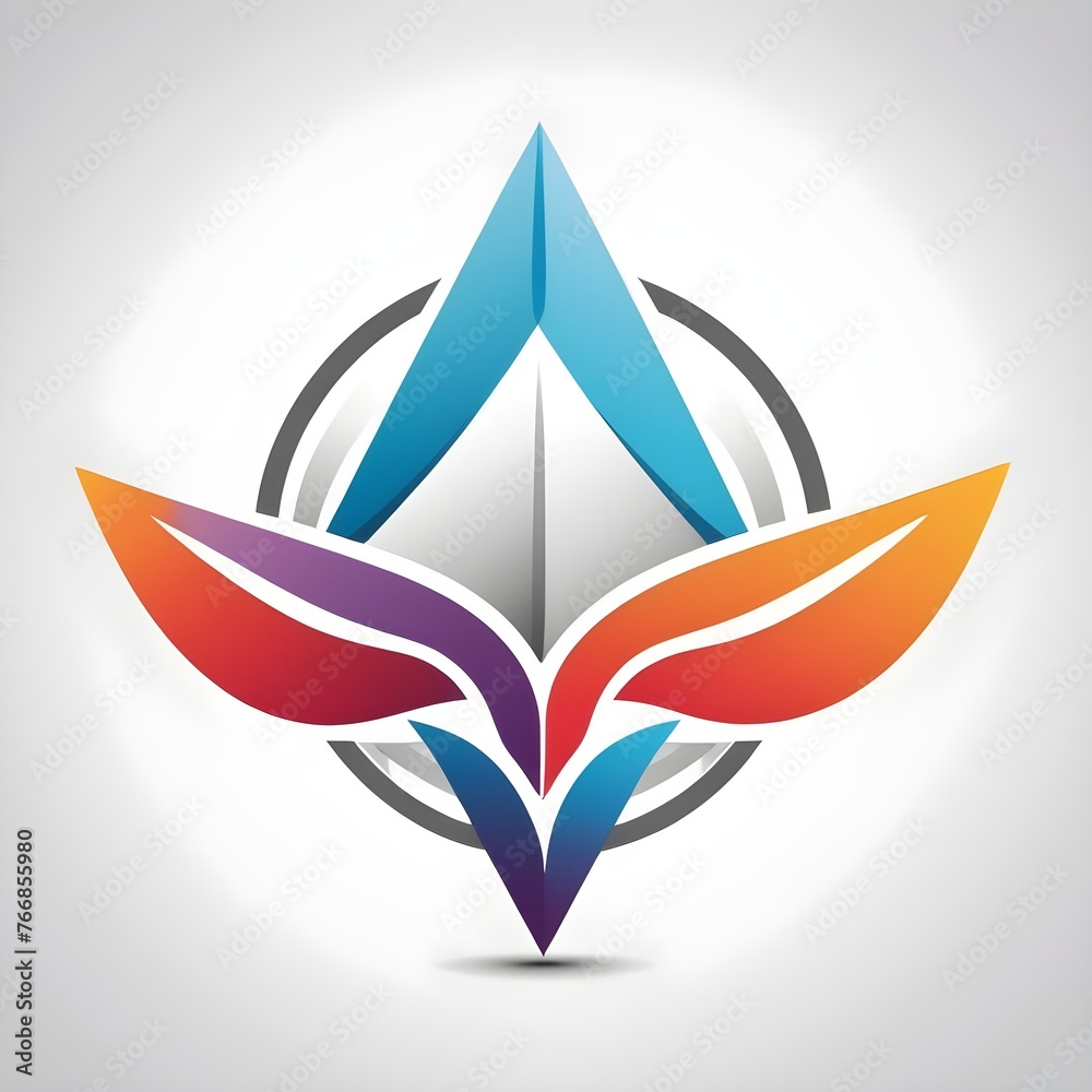 Fototapete logos design for multipurpose usage on white background