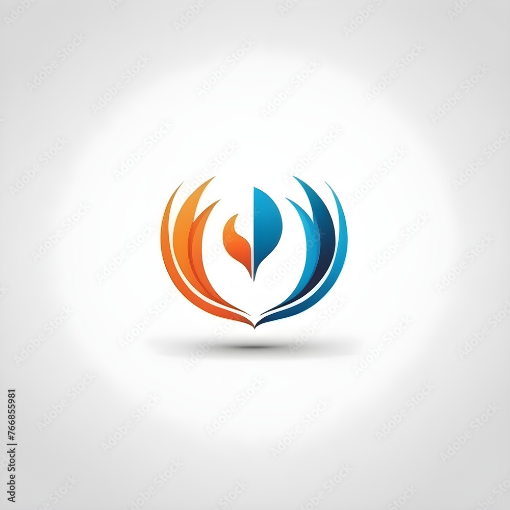 Fototapete logos design for multipurpose usage on white background