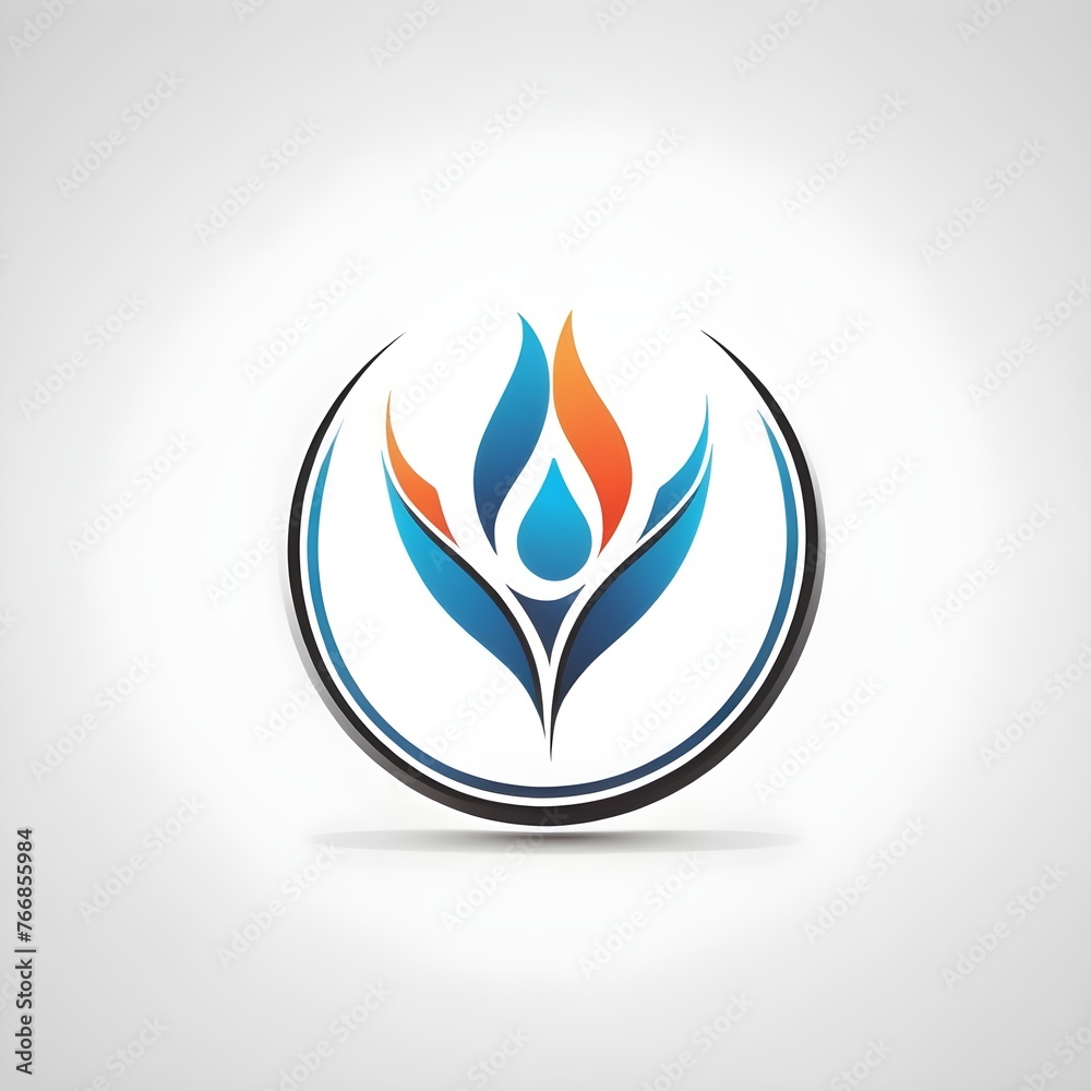 Fototapete logos design for multipurpose usage on white background
