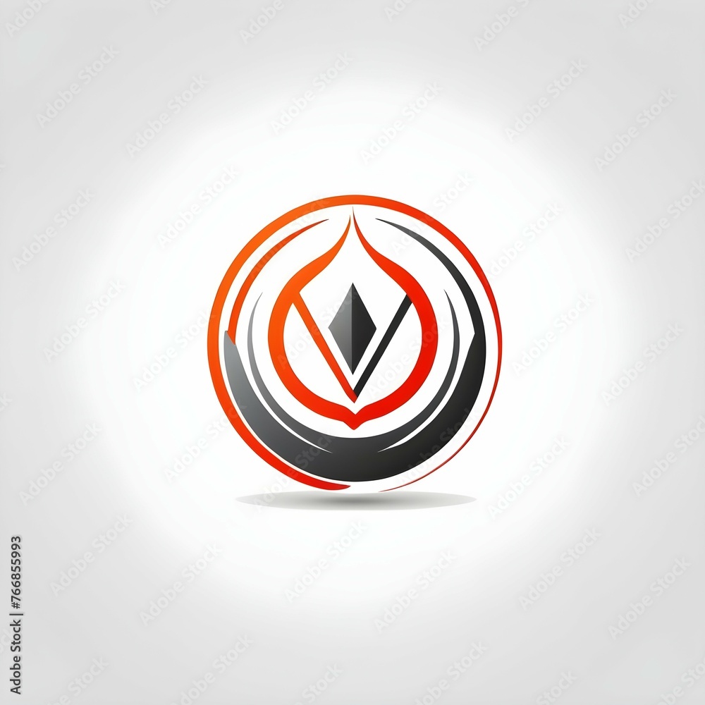 Fototapete Logos design for multipurpose usage on white background