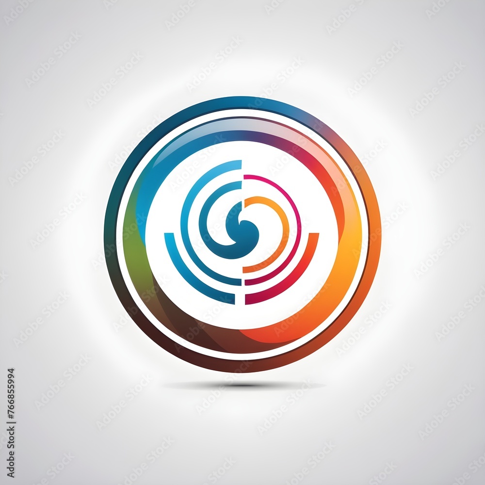 Fototapete logos design for multipurpose usage on white background