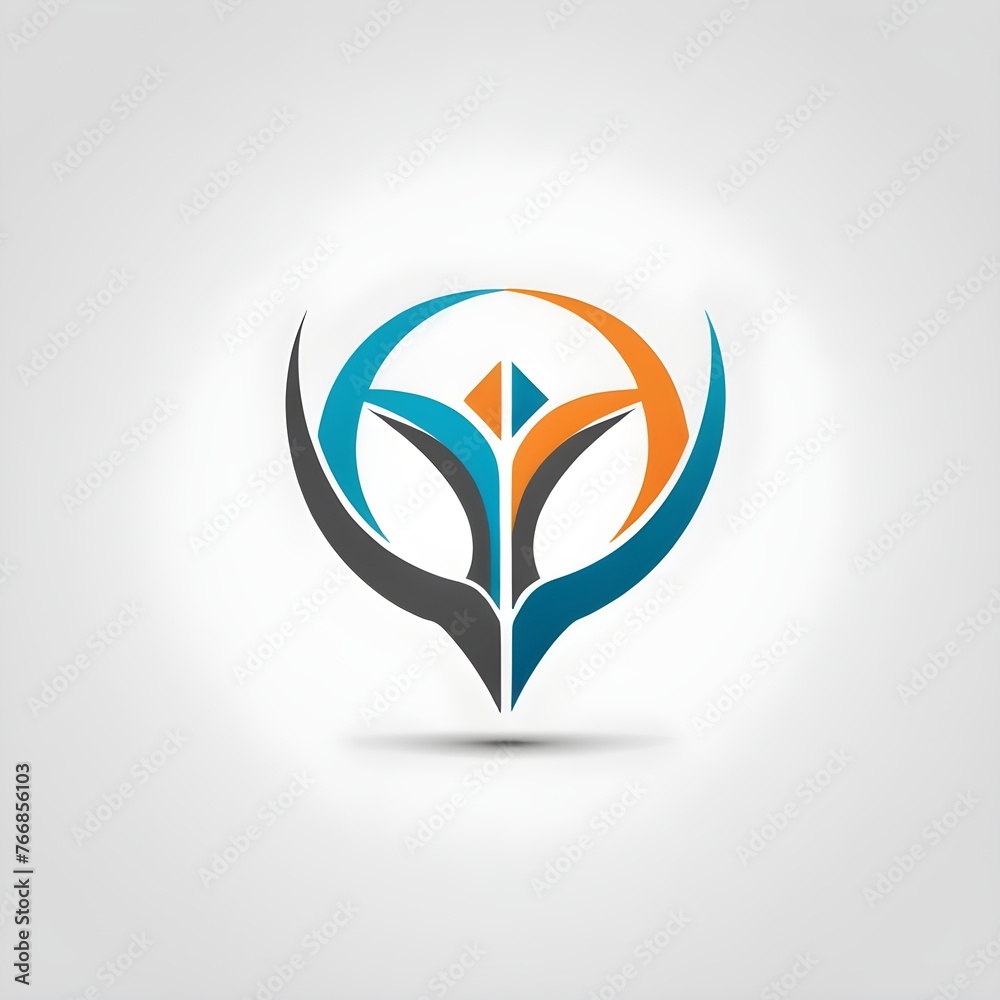 Fototapete logos design for multipurpose usage on white background
