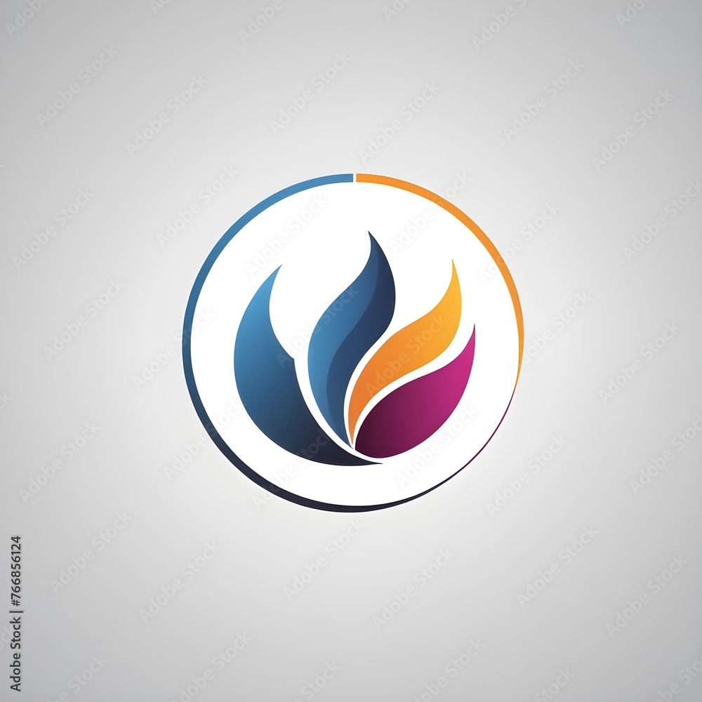 Fototapete logos design for multipurpose usage on white background