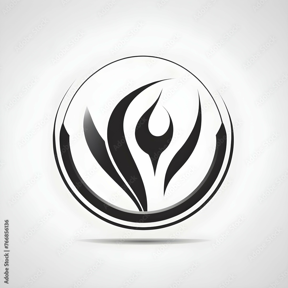 Fototapete logos design for multipurpose usage on white background