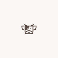 Coffee Cow Vector