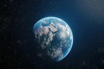 Photo sur Plexiglas Anti-reflet Pleine Lune arbre Earth in Space