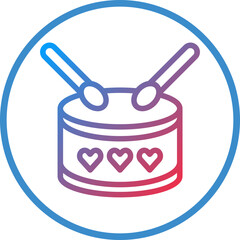 Vector Design Drum Icon Style
