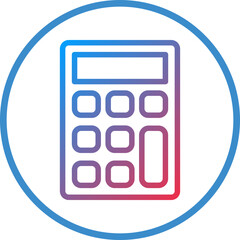 Vector Design Calculator Icon Style
