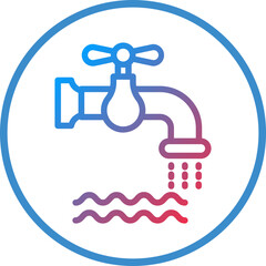 Vector Design Waste Water Icon Style