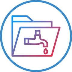 Vector Design Data Leak Icon Style