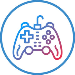 Vector Design Gamepad Icon Style