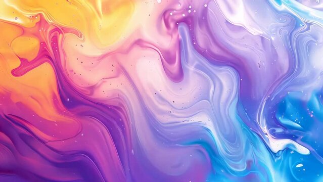 Abstract background. Liquid marble pattern. Colorful texture. Vector illustration.