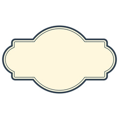 Empty Tag Label Vintage