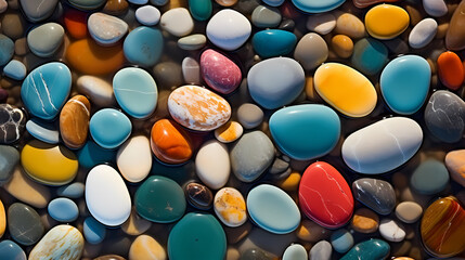 Fototapeta na wymiar Simple pebbles background