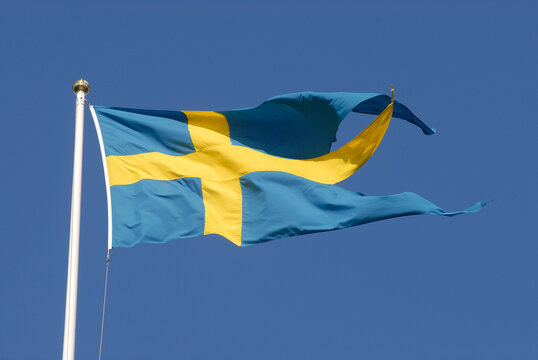 Stockholm Sweden Swedish flag