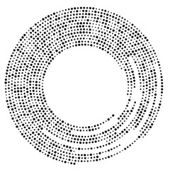 Circle halftone dotted background