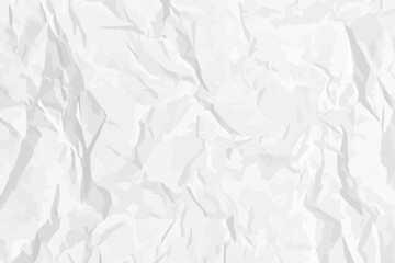 White clean crumpled paper