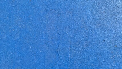 blue painted wall