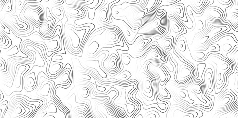  Contour map wavy background. Abstract Geographic Gradient line mountain relief. background. Geography scheme and terrain. Topography grid map. Stylized topographic contour map backdrop.