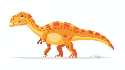 Dinosaur. Cartoon character. Vector illustration. flat