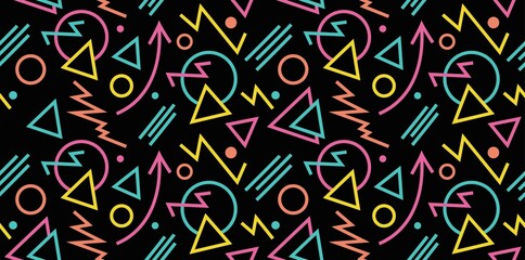 seamless lines, shape, circle, doodle, dot. abstract background in a minimalist style. modern pattern for print, paper, web design. modern art illustration.