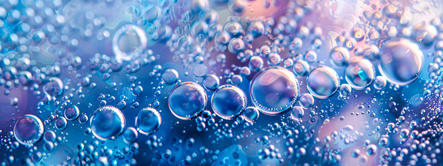 Title: Sapphire Bubbles: Micro Universe