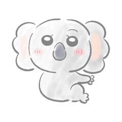 コアラ　水彩タッチ