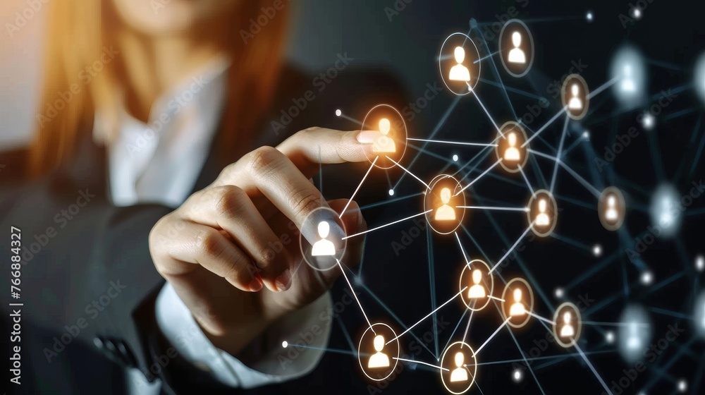 Poster it management business technology concept - erp enterprise resource planning......